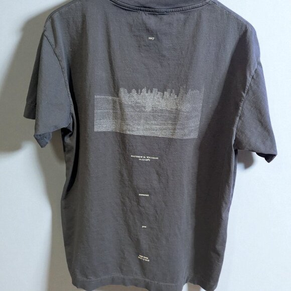 1017 ALYX 9SM Logo Print Cotton T-Shirt, Black, Men's Size - Picture 4 of 5